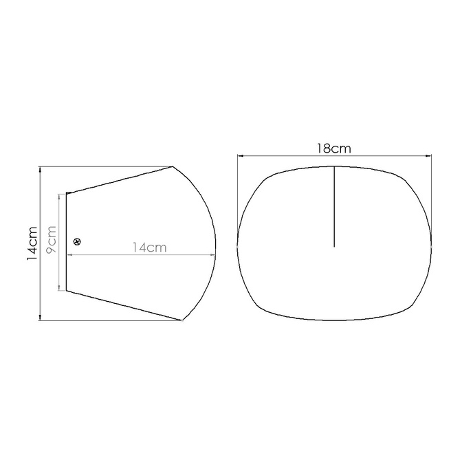 Wandlamp GLOBE beton