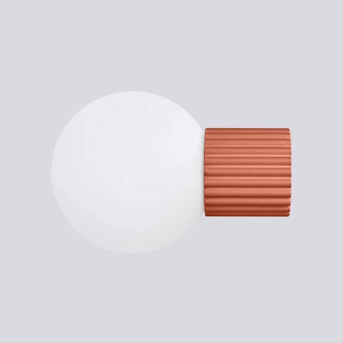 Wandlamp HALO rode okra IP44