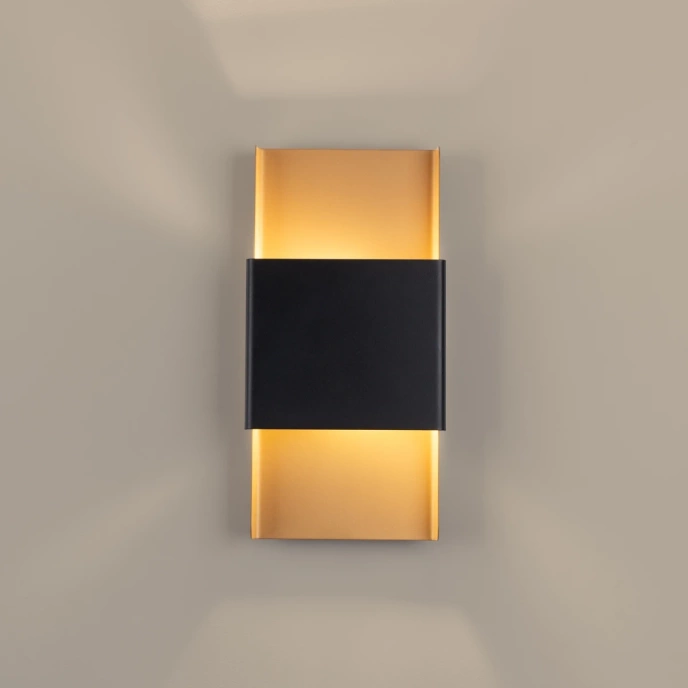 Wandlamp DURLIN goud/zwart