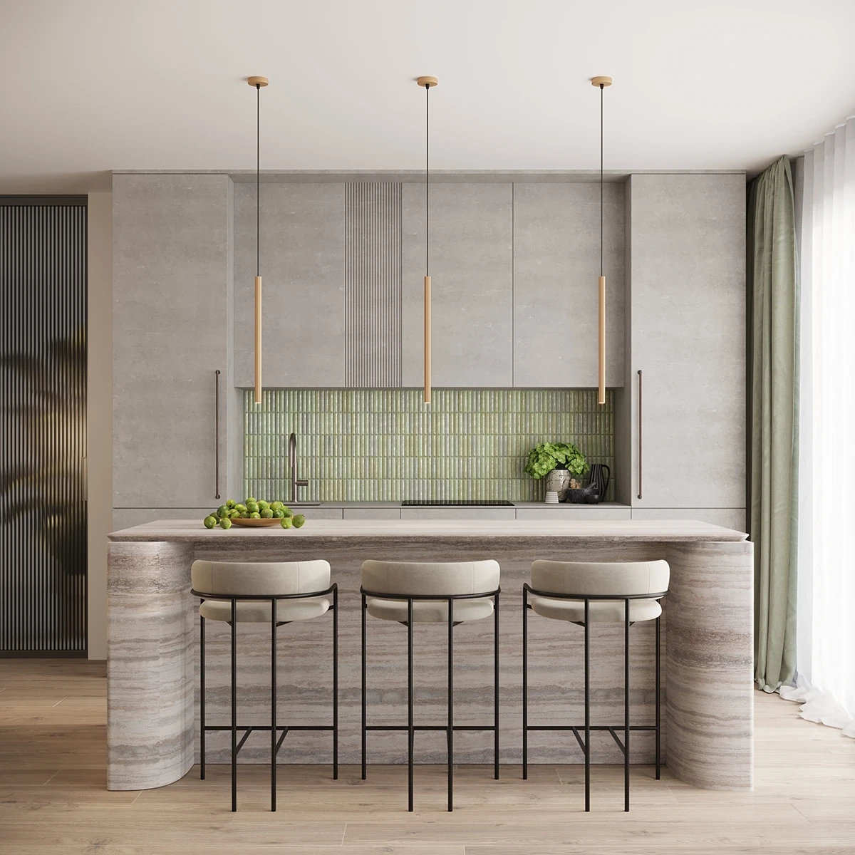 Hanglamp ARCHE 1 goud