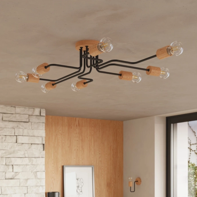 Wandlamp TIMBO zwart