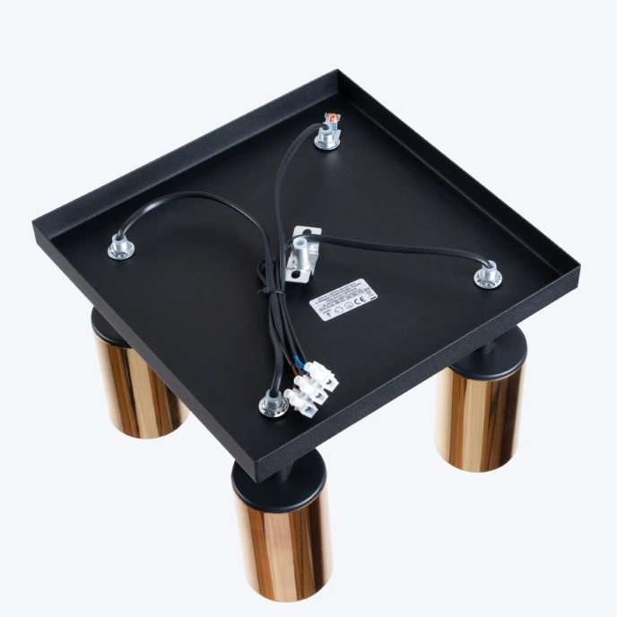 Plafondlamp WINX 4 zwart/goud