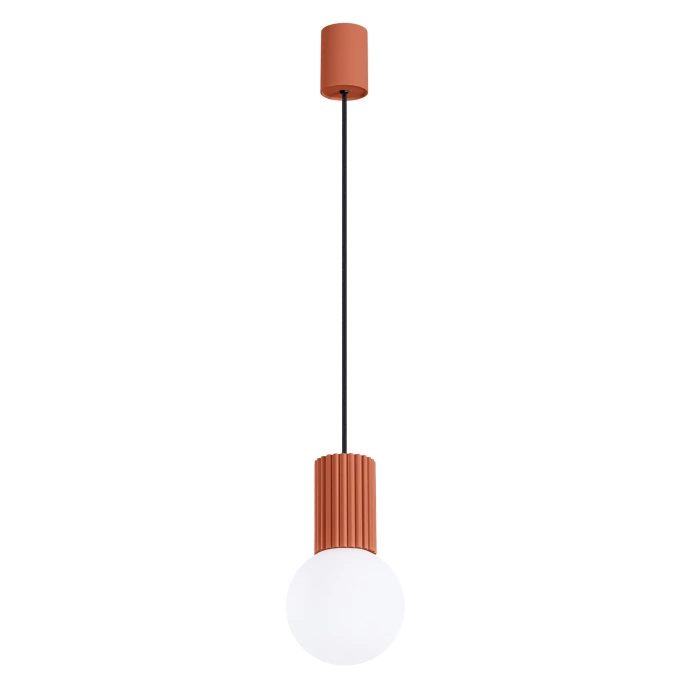 Hanglamp HALO 1 rood ochra