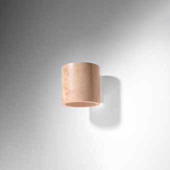 Wandlamp ORBIS naturel hout