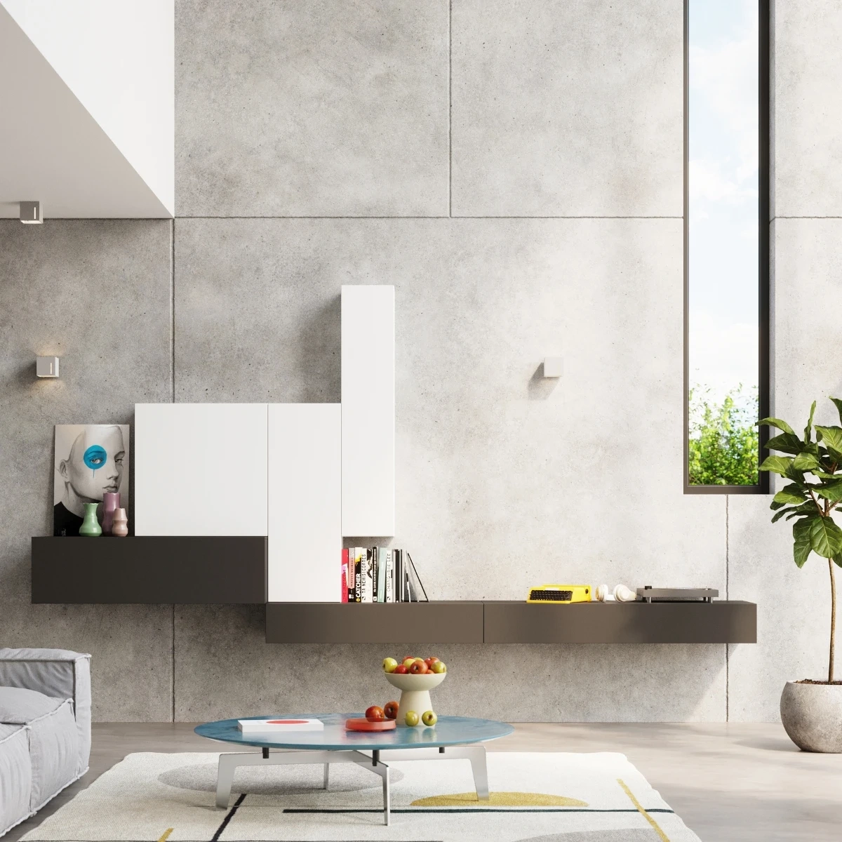 Wandlamp PIXAR grijs