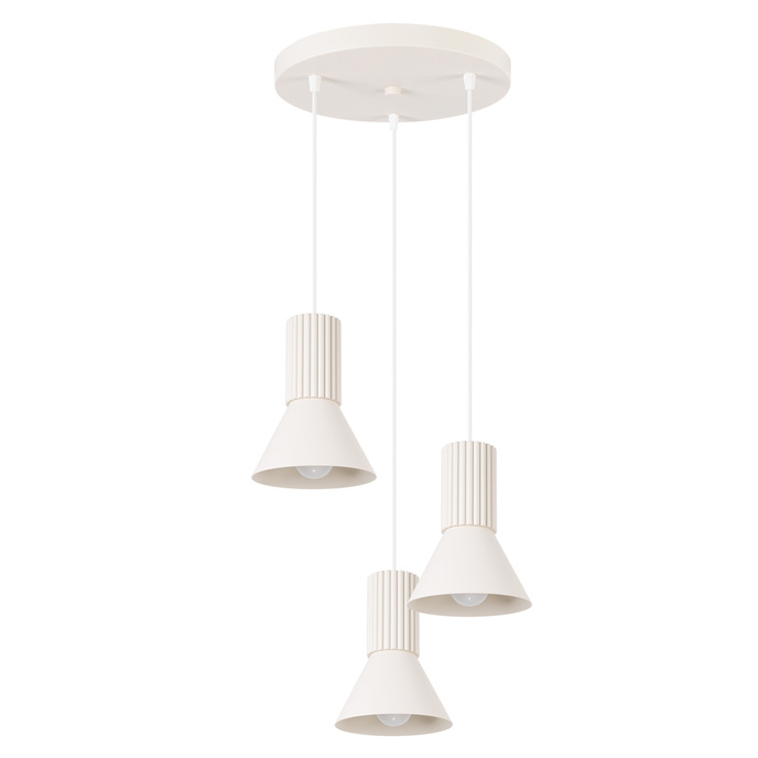 Hanglamp ESTRIA 3P beige