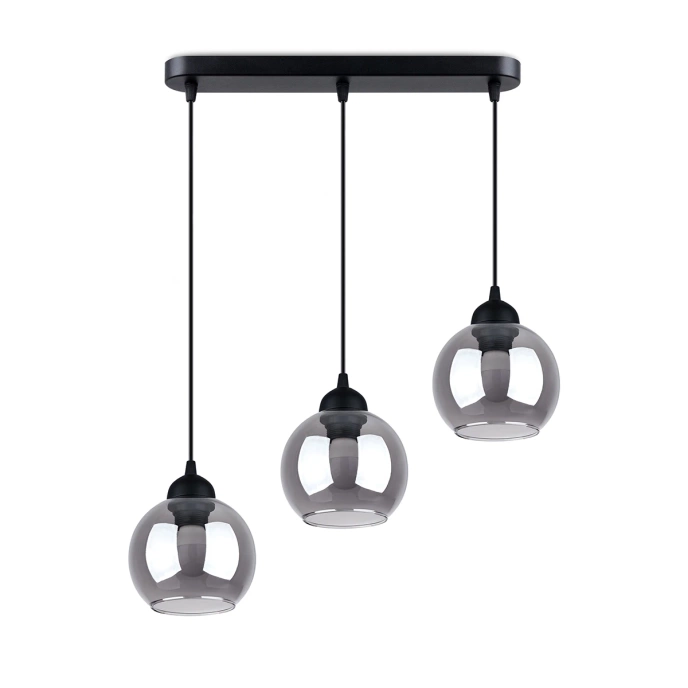 Hanglamp ALINO 3 zwart
