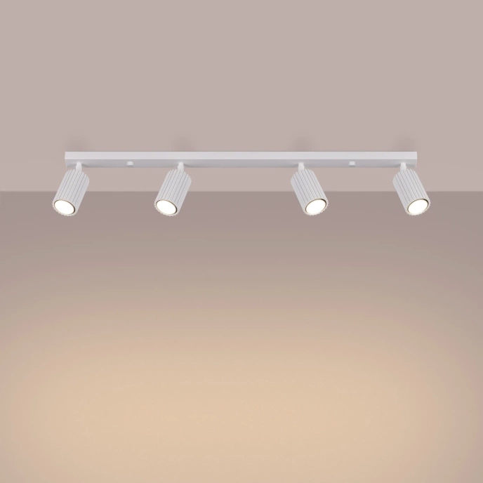 Plafondlamp KARBON 4L wit