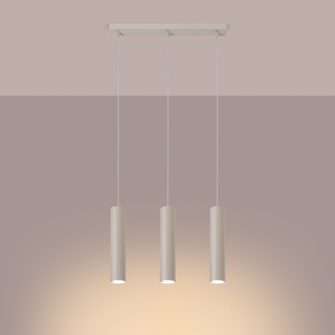 Hanglamp LAGOS 3L beige
