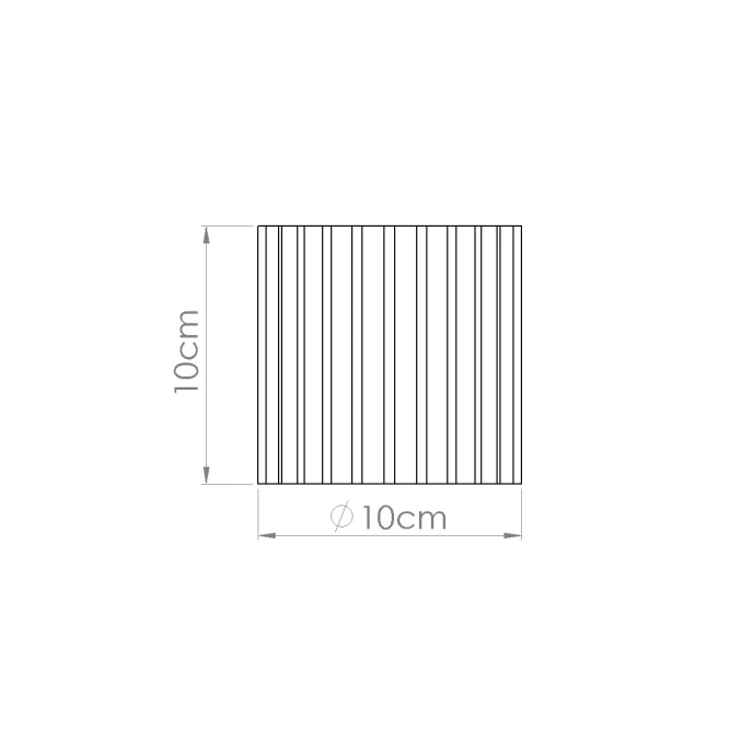 Plafondlamp AURA 1 zwart GU10