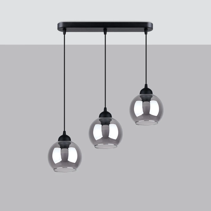 Hanglamp ALINO 3 zwart