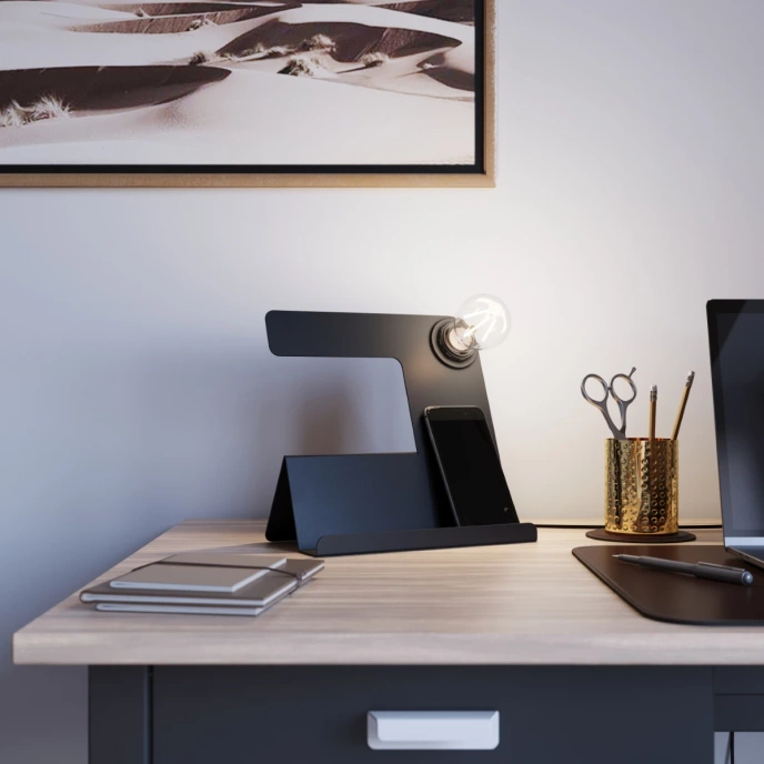 Tafellamp INCLINE zwart