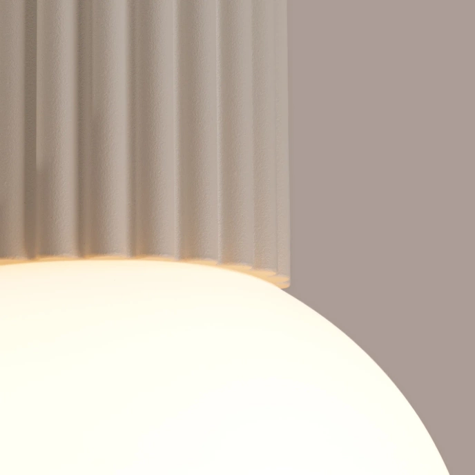 Plafondlamp HALO beige IP44