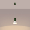 Hanglamp ESTRIA 1 beige/olijfgroen