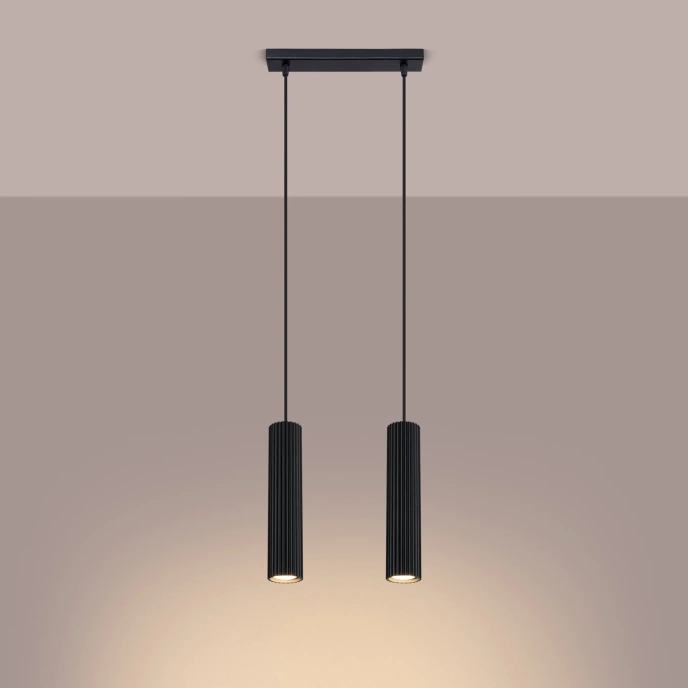 Hanglamp KARBON 2 zwart