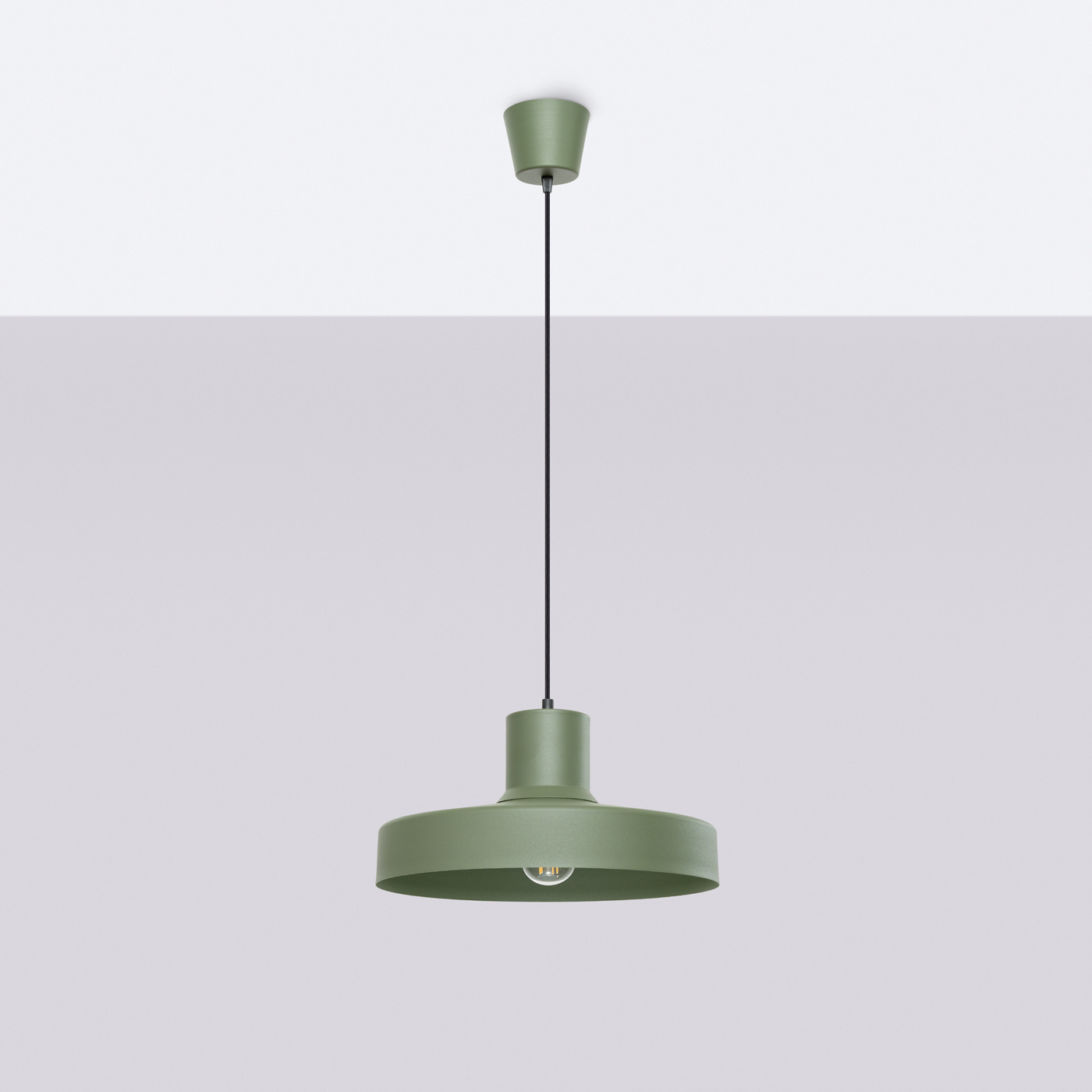 Hanglamp BILO olijfgroen