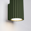 Wandlamp KARBON 10 olijfgroen