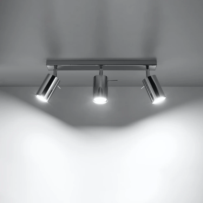 Plafondlamp RING 3 chroom