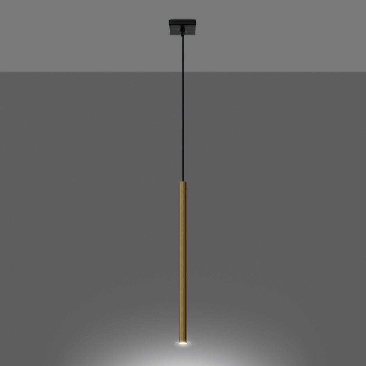 Hanglamp PASTELO 1 gepolijst goud