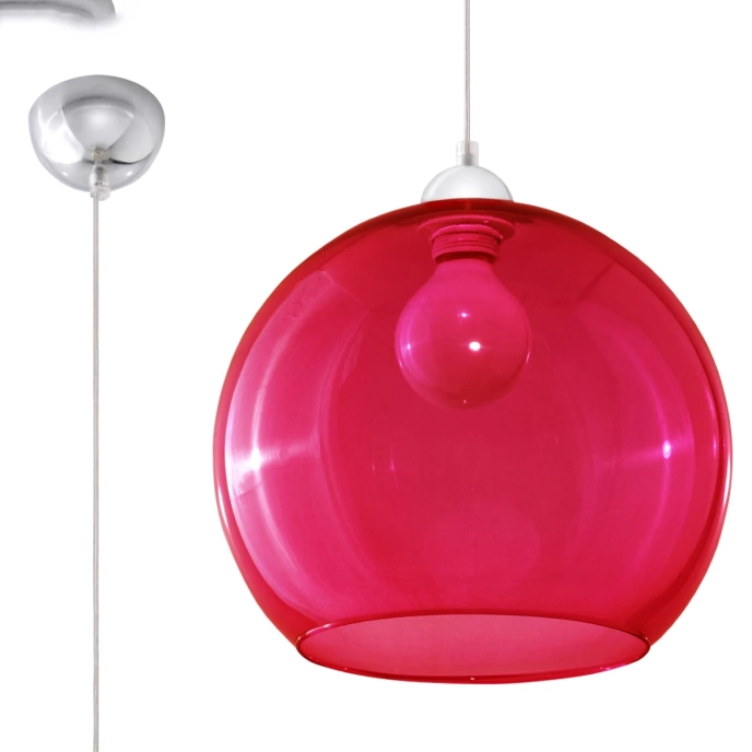 Hanglamp BALL rood