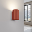 Wandlamp KARBON 10 rood oker