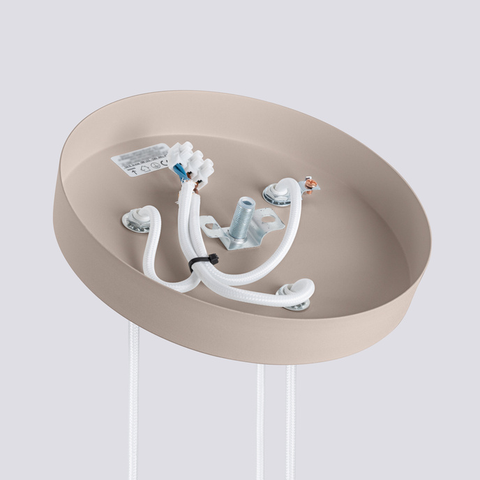 Hanglamp KARBON 3P taupe