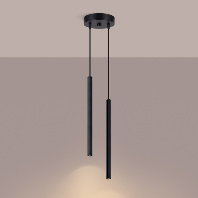 Hanglamp ARCHE 2P zwart