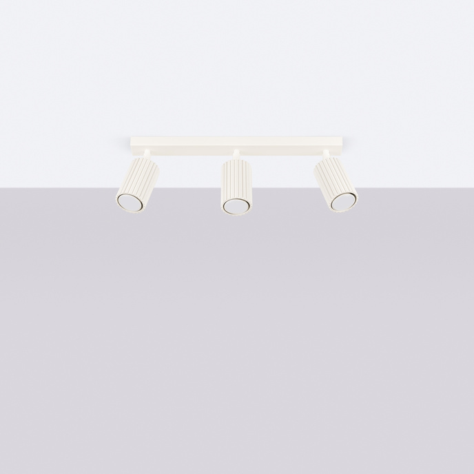 Plafondlamp KARBON 3L beige