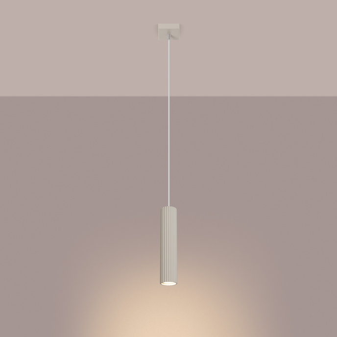 Hanglamp KARBON 1 beige