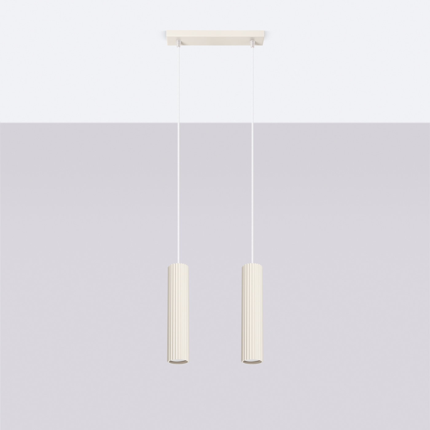 Hanglamp KARBON 2 beige