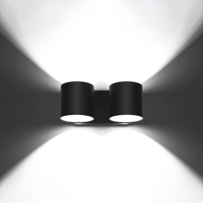 Wandlamp ORBIS 2 zwart