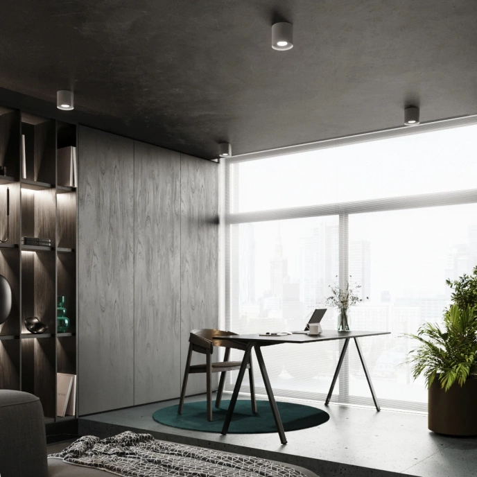 Plafondlamp MIKA grijs