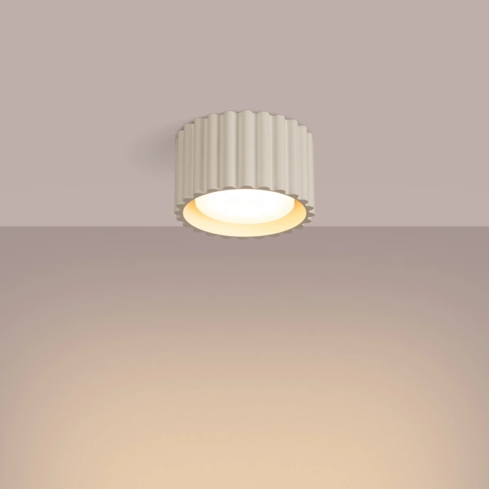 Plafondlamp AURA 1 beige Gx53