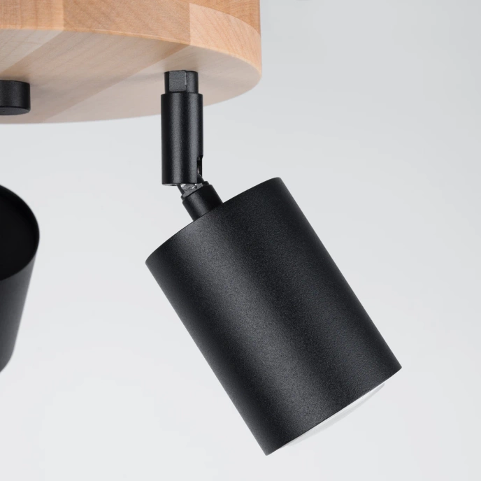 Plafondlamp VERDO 3P zwart