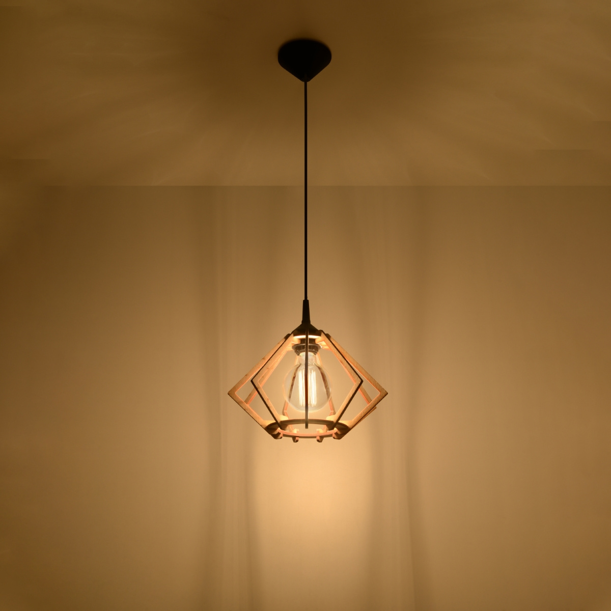 Hanglamp POMPELMO natuurlijk hout