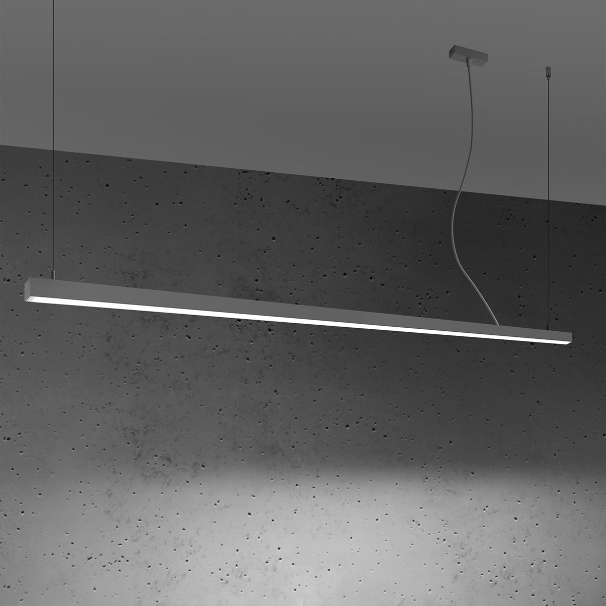 Hanglamp PINNE 200 grijs