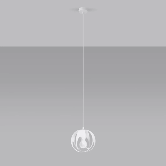 Hanglamp TULOS 1 wit