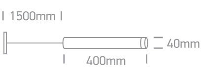 LAVE zwarte LED 3000K 9W 630lm