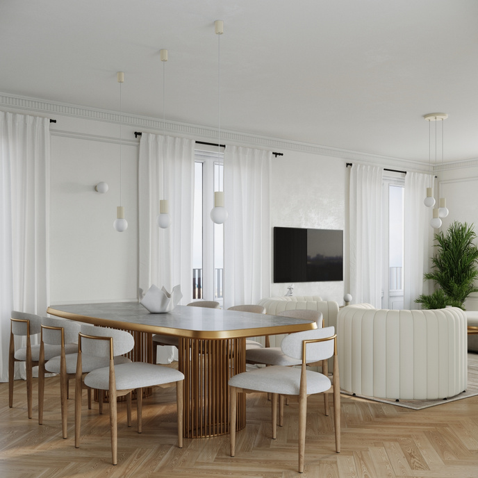 Hanglamp HALO 3P beige