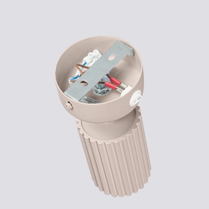 Wandlamp KARBON taupe met schakelaar