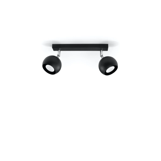 Plafondlamp OCULARE 2 zwart