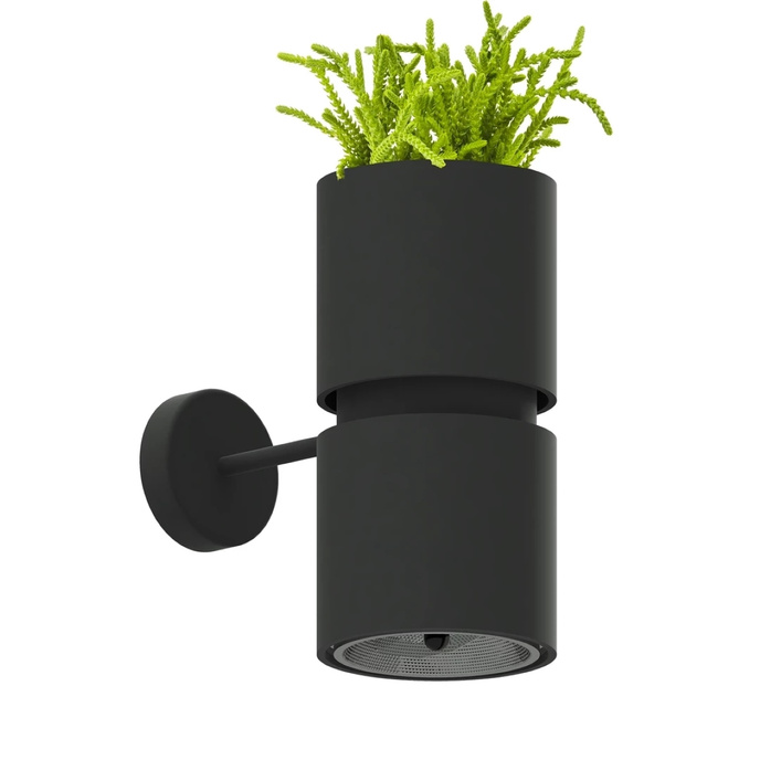 Wandlamp KUKKIA zwart