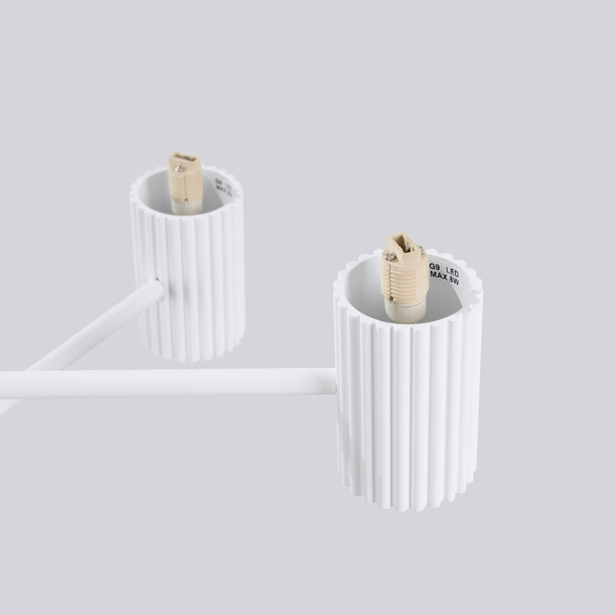 Kroonluchter HALO 6 wit