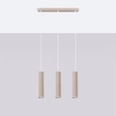 Hanglamp KARBON 3L taupe