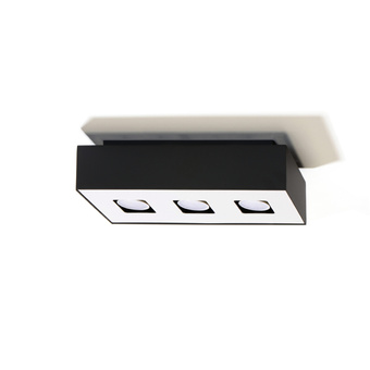 Plafondlamp MONO 3 zwart