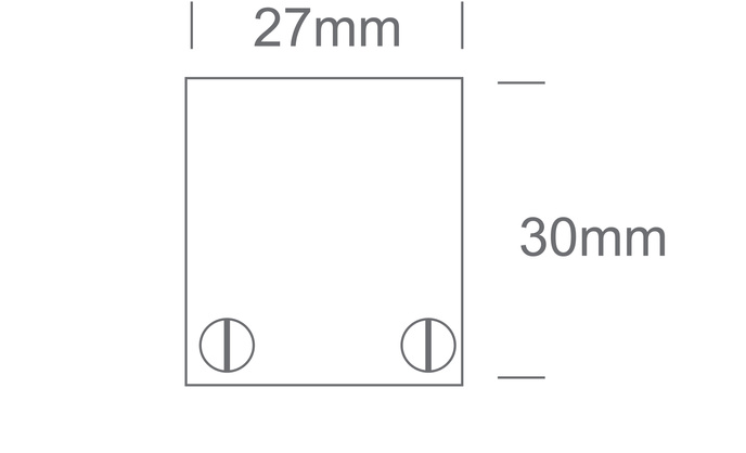 Magneetrail 2m zwart MINI AAN/UIT DALI 48V