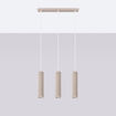 Hanglamp KARBON 3L taupe