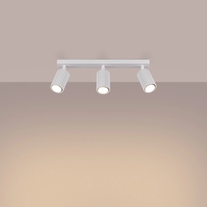 Plafondlamp KARBON 3L wit