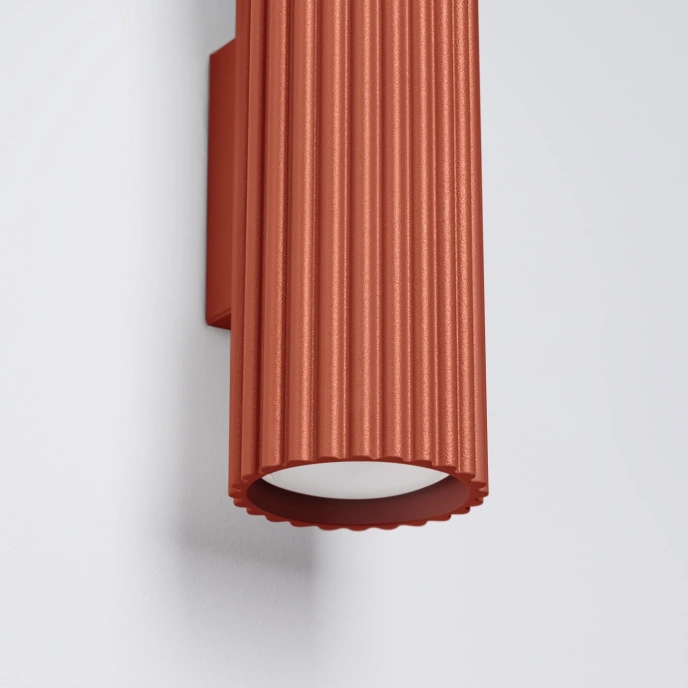 Wandlamp KARBON 20 rood oker