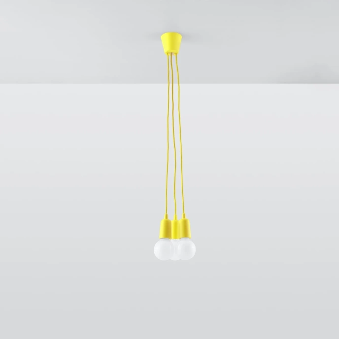 Hanglamp DIEGO 3 geel